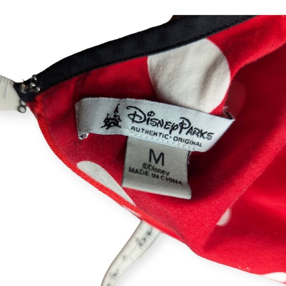 Disney Parks Dress Shop Minnie Mouse Red & White Polka Dot Dress Size Medium - Picture 8 of 16
